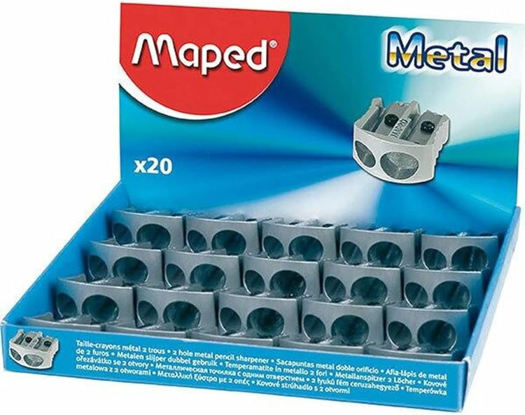 Picture of MMS MAPED METAL PENCIL TWO HOLE SHARPENER